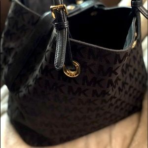 Michael Kors logo tote Bag in black